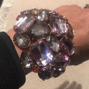 Beautiful Anthropologie purple stone cuff